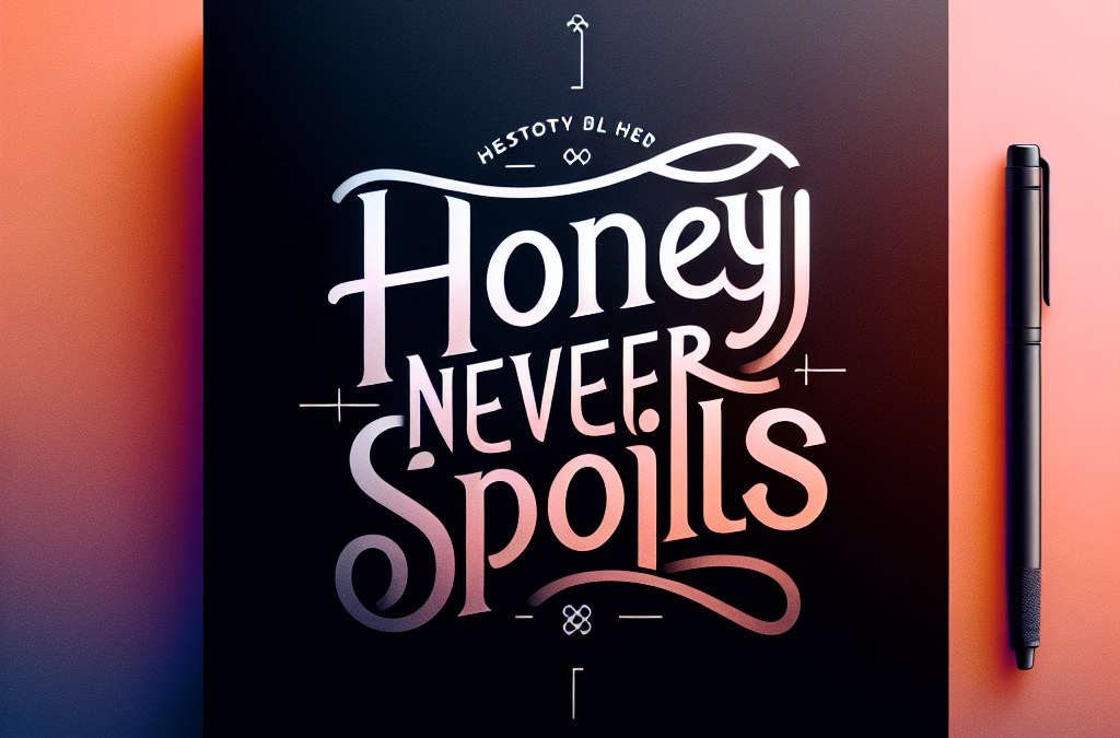 Honey never spoils